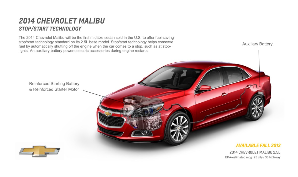 2014 Chevrolet Malibu Start and Stop