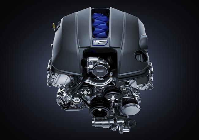 Lexus RC-F V8 engine
