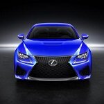 The Lexus RC-F V8 engine with Atkinson/Otto cycle Lexus RC-F front high