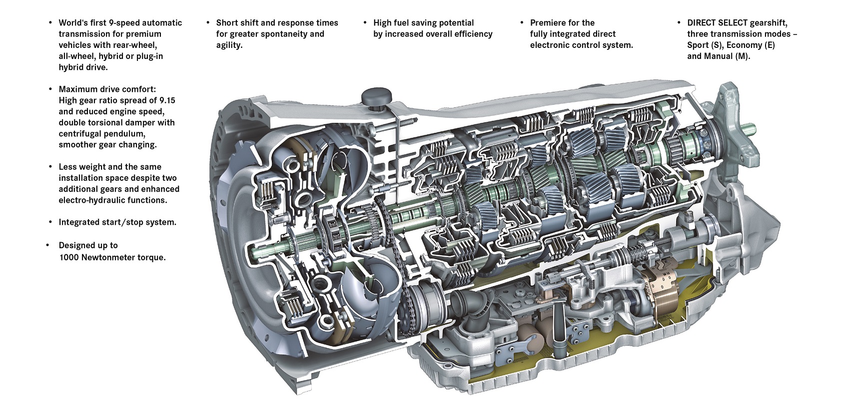 La transmission automatique Mercedes-Benz 9G-TRONIC