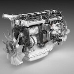 Scania 450 hp Euro6 engine with SCR system Scania 13-litre truck engine