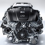 V8 Biturbo engine by AMG