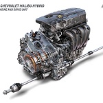 2016 Chevrolet Malibu Hybrid 1.8L Engine